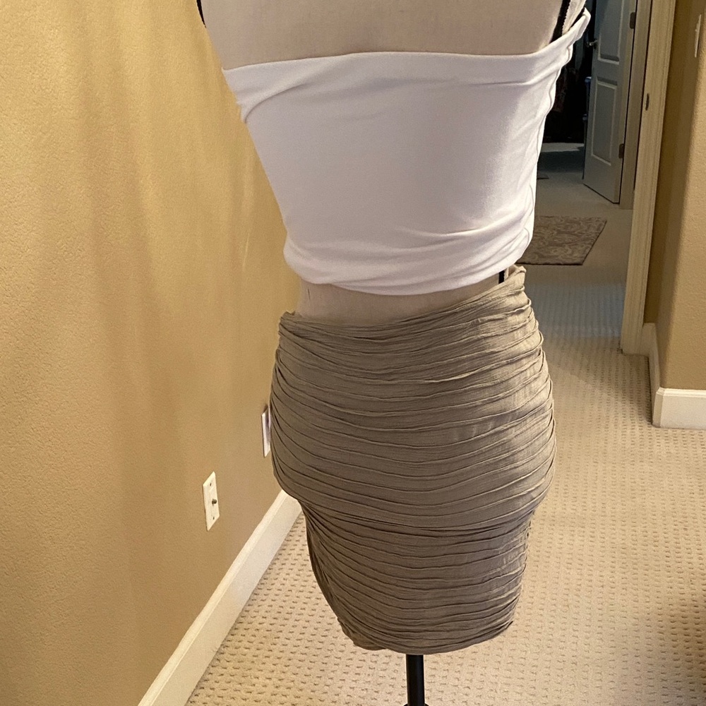 Aje Fitted Ruched Mini Skirt - Picture 3 of 9